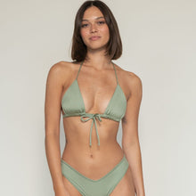 Emma Bikini Top | Sage Green Rib