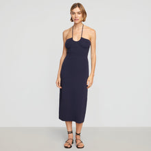 Sara Knit Halter Dress | Navy