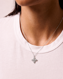 Showstopper Necklace | Clear Crystal | Sterling Silver Plated