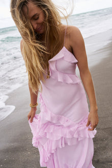 Rialto Pastel Maxi Dress | Soft Lilac