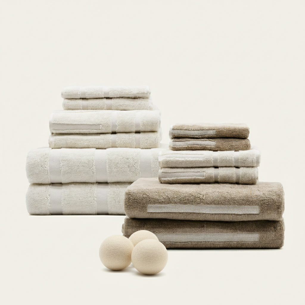 Sorrel Australian Cotton Towels | Tan/Ecru