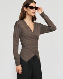 Renée | Tamar Wrap Knit Sweater in Size Small 