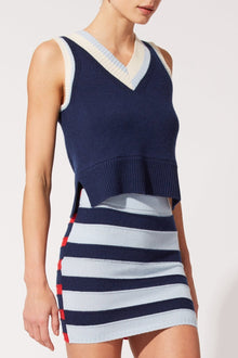 The Gigi Vest - Solid & Striped