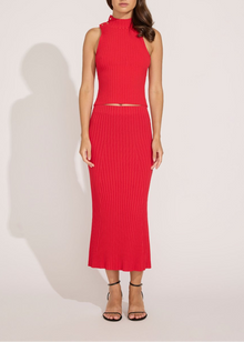 Womens | The Sylvie Top | Fiery Red