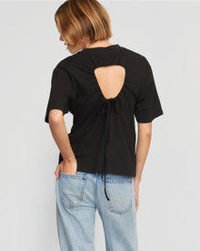 Joanna | Tommie Relaxed Open-Back Tee in Size Small