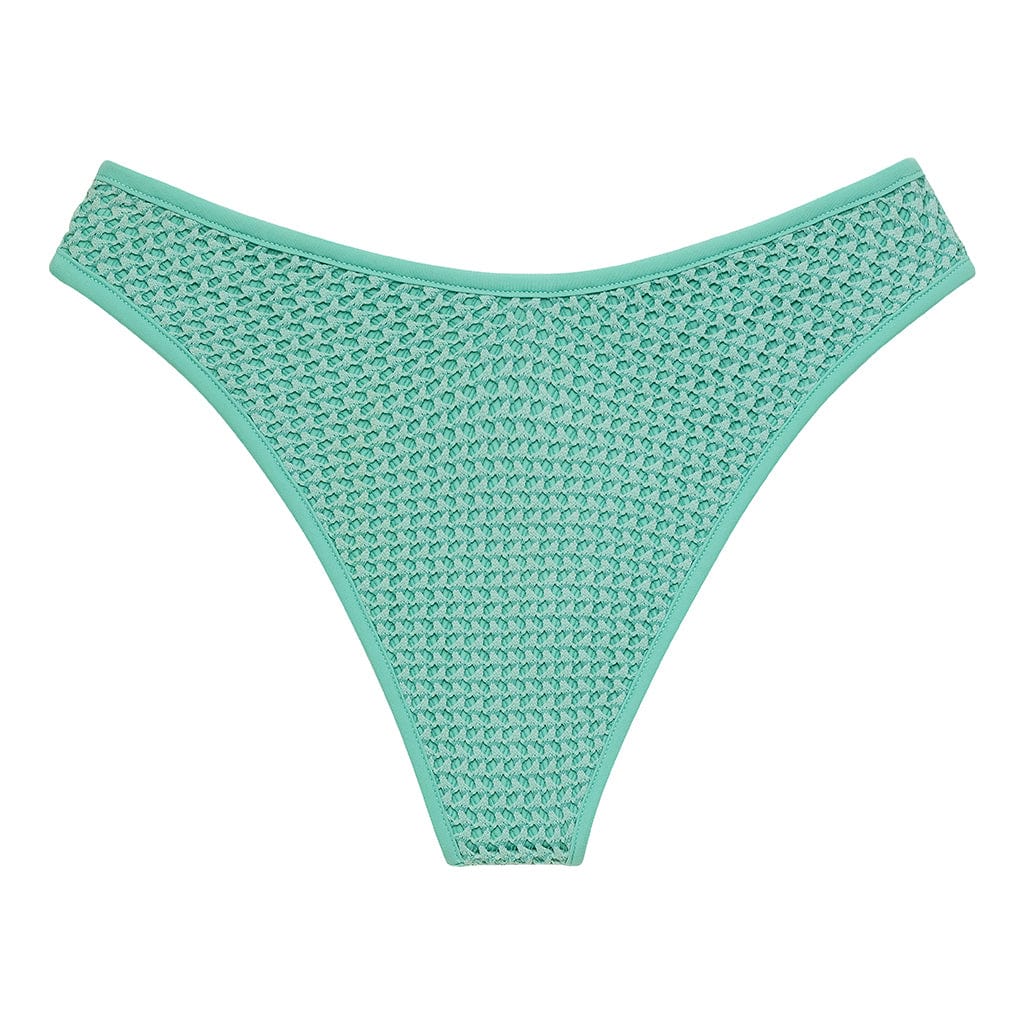 Lulu Bikini Bottom | Turquoise Crochet