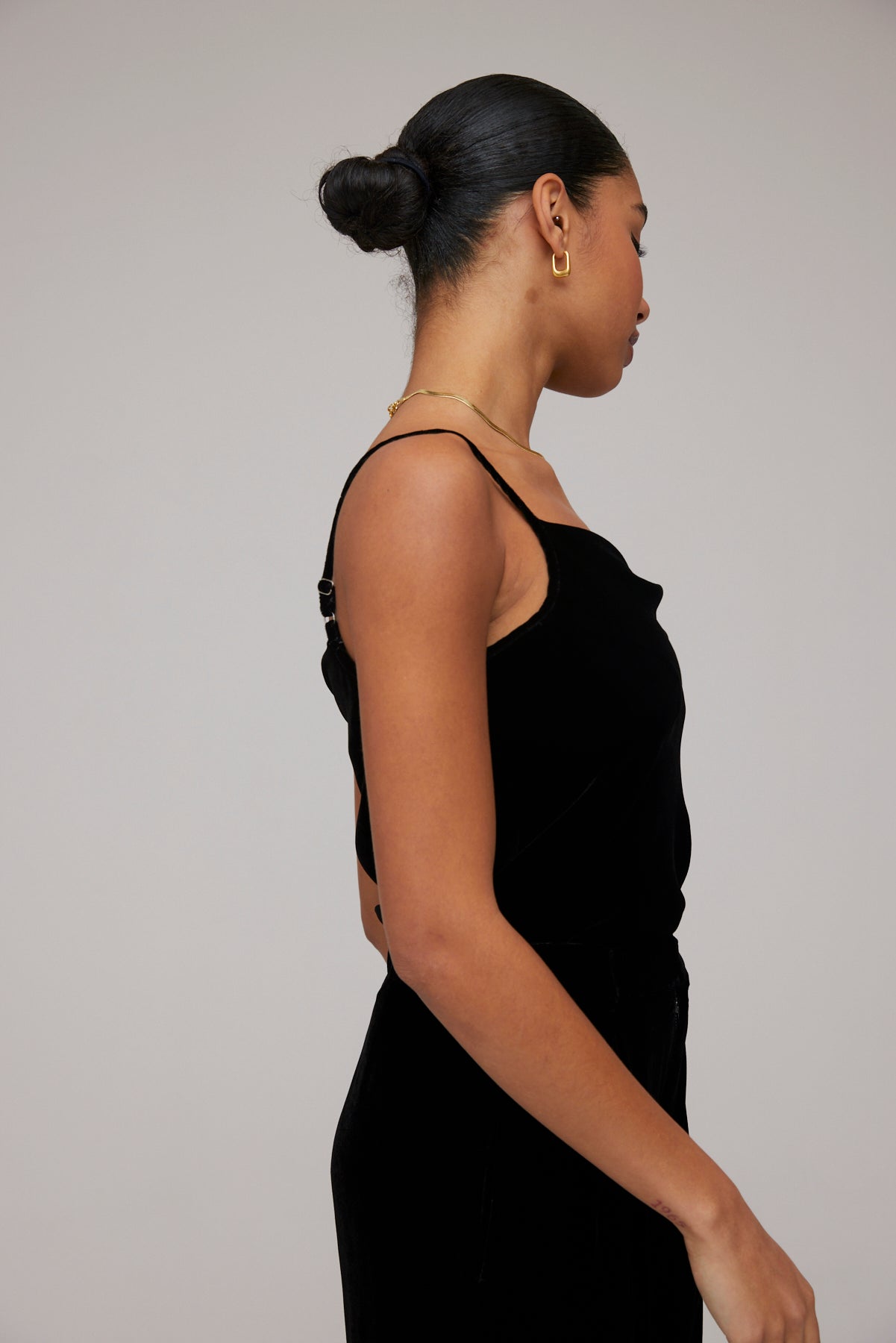 Cowl Neck Camisole - Black