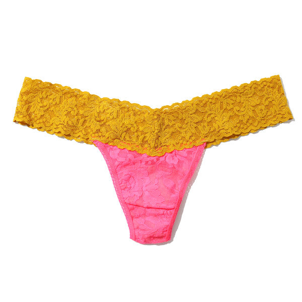 Signature Lace Low Rise Thong | Tpun x Topy