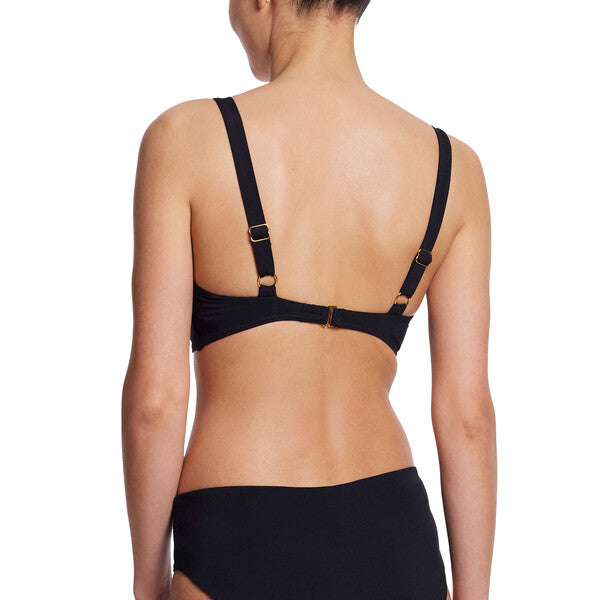 Swim Balconette Bikini Top | Black