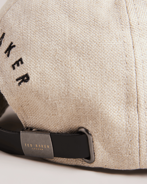 Men | Contrast Stitch Cap | White Gold