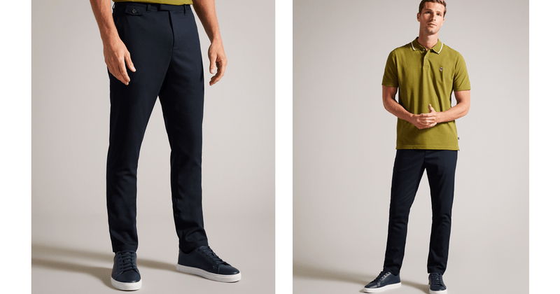 Men | Irvine Slim Fit Flannel T | Navy