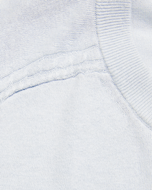 Men | Long Sleeve Regular Silk Blend Cre | Light Blue