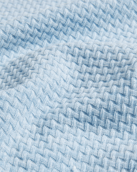 Men | Curlys Short Sleeve Reg Textured T Shirt | Light Blue