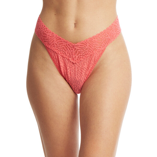 Animal Lace Original Rise Thong | Wild Card (Red)