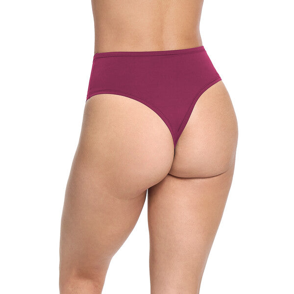 Your Fit High Cut Thong | Mulled Wine (Red)