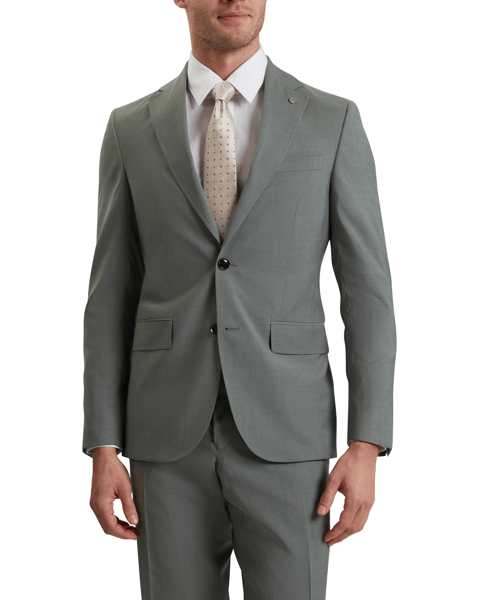 Men | Classic Wool Suit Jacket | Dark Green