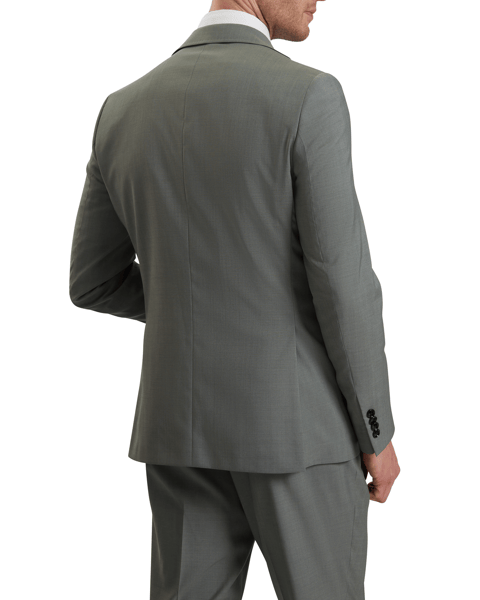 Men | Classic Wool Suit Jacket | Dark Green
