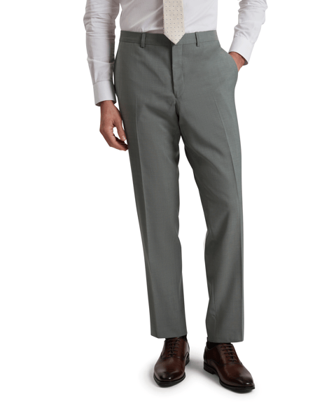 Men | Classic Wool Suit Trouser | Dark Green