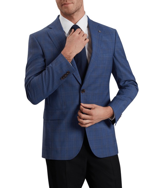 Men | Classic Wool Suit Jacket | Navy