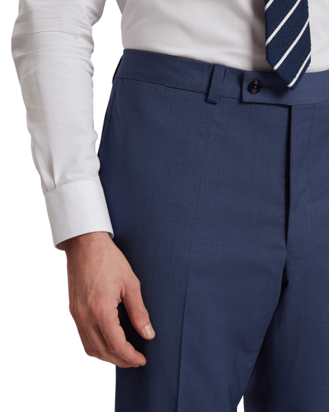 Men | Classic Wool Suit Trouser | Navy (V2)