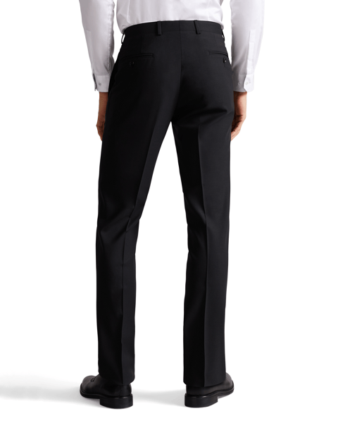 Men | Classic Wool Suit Trouser | Black