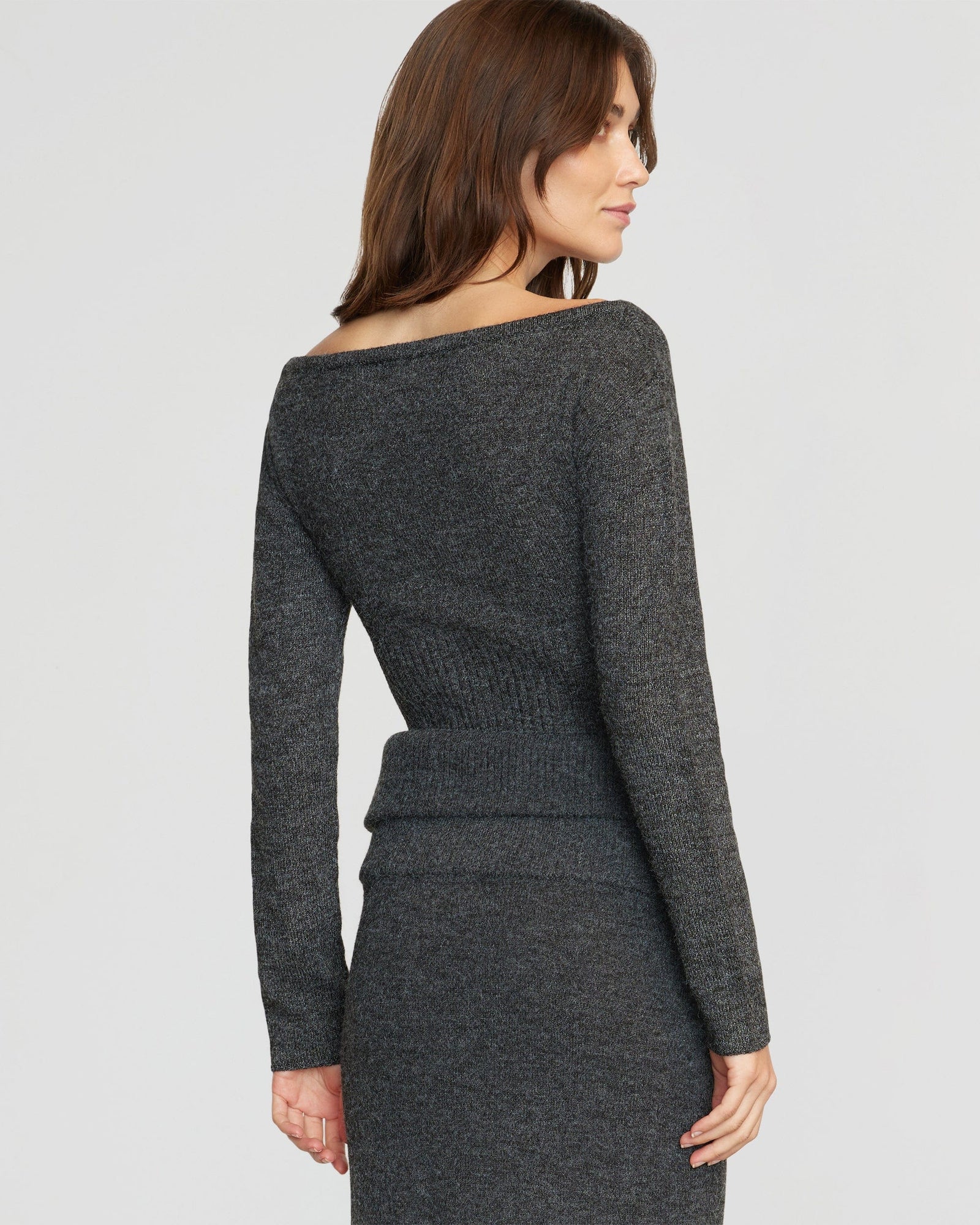 Renée | Zaza Ribbed-Waist Sweater in Size Small